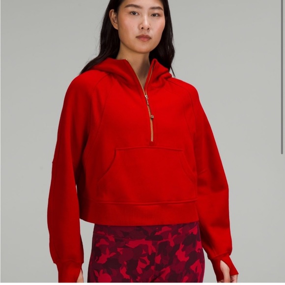 NWOT Lululemon Lunar New Year Oversized Scuba 1/2 Zip hoodie - Picture 2 of 9